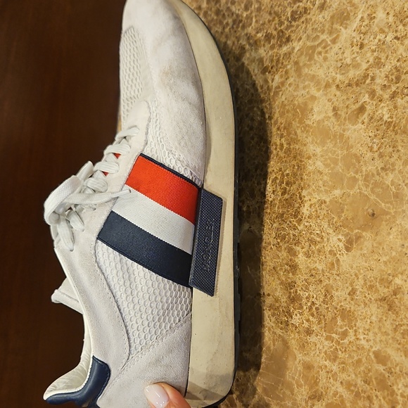 MEN'S MONCLER HORACE SNEAKERS SHOES LACE UPS $500 - Picture 4 of 6
